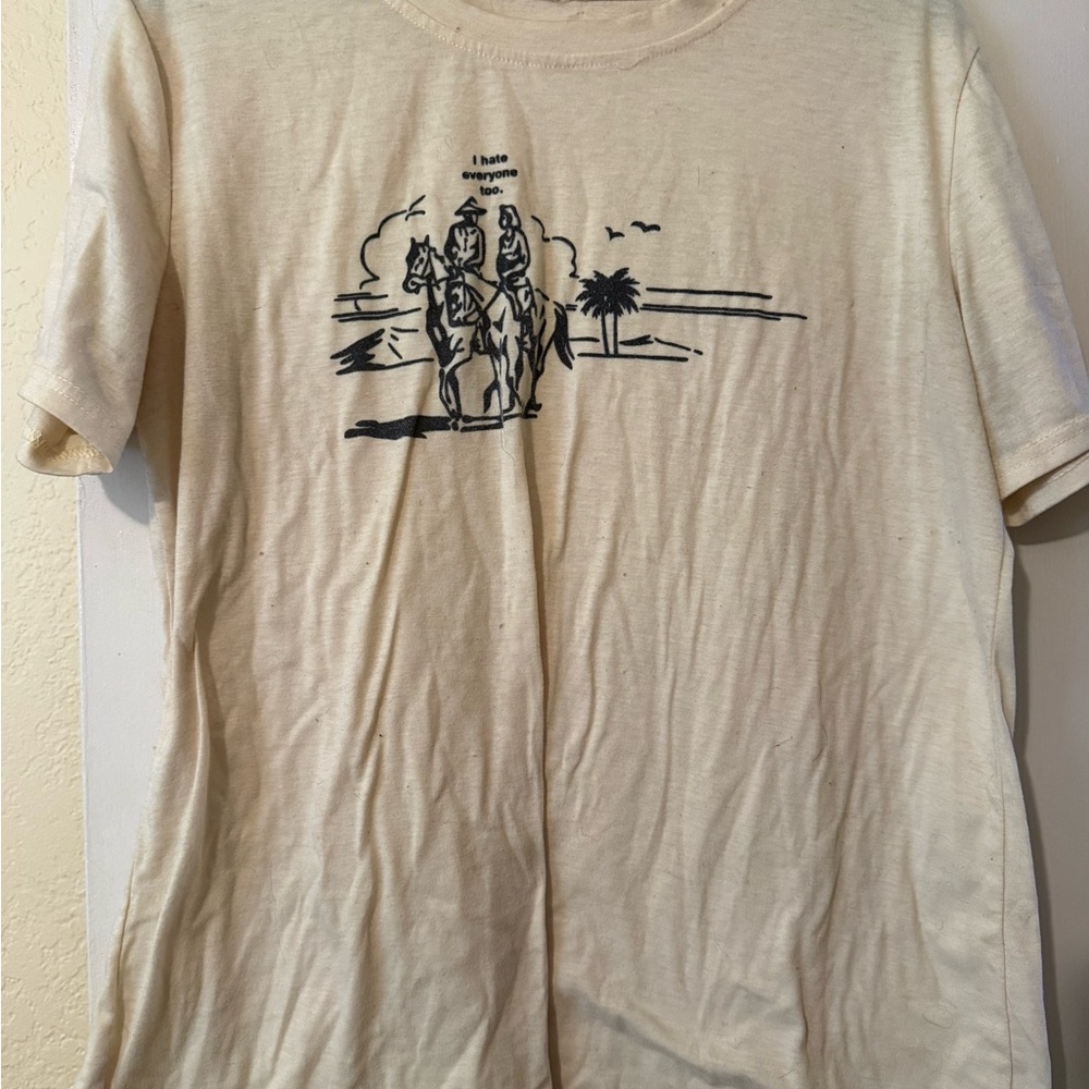 Light Yellow Cowgirl T-Shirt
